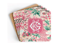 Pagoda & Palms Coasters