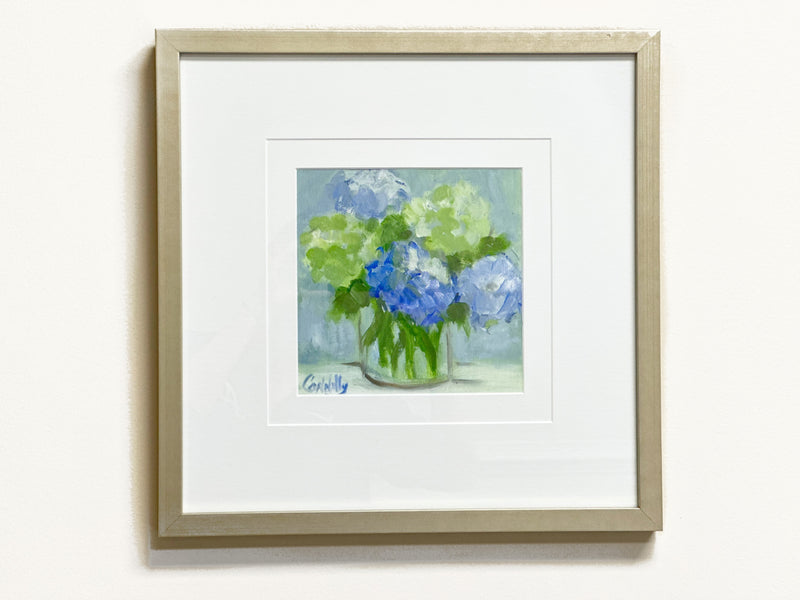 Blue Hydrangea Giclée Art Piece D