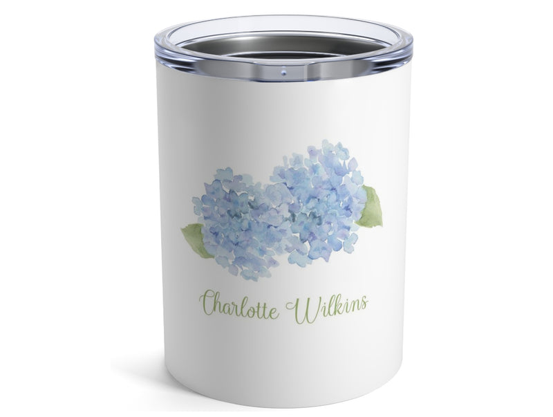Pale Blue Hydrangea 10oz Tumbler