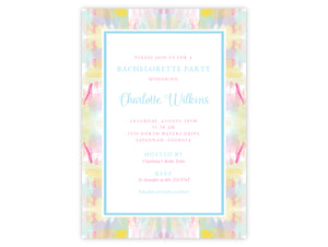 Pastel Watercolor Invitation