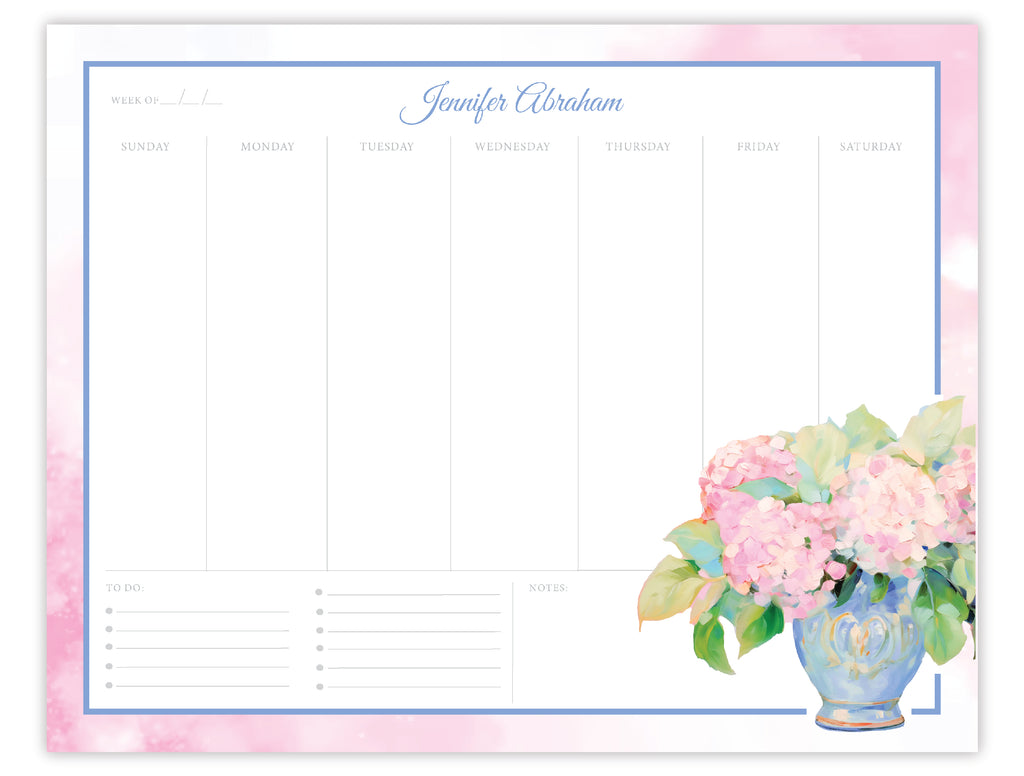 Pastel Floral Weekly Planner