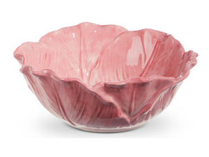 Pink Cabbageware Bowl