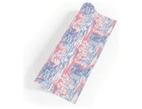 Pink & Blue Winter Chinoiserie Gift Wrap Roll