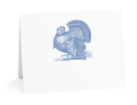 Toile Turkey Place Cards