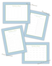 Blue Sea Fern Weekly Planner