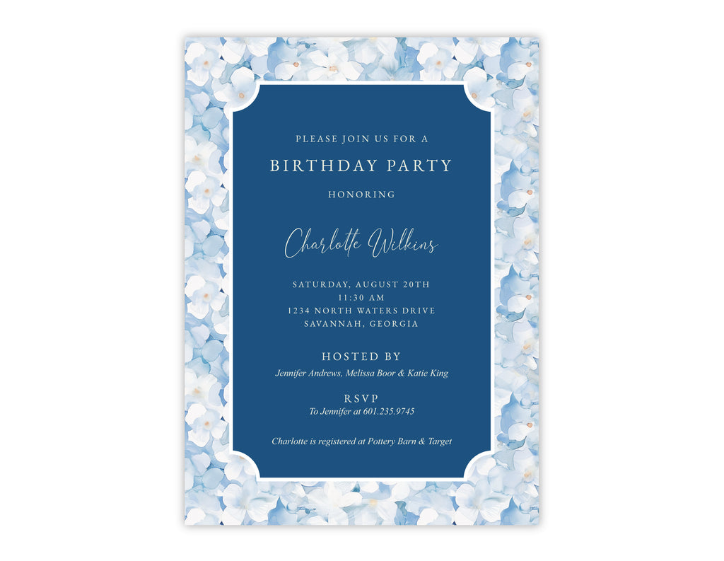 Portside Petals Invitation