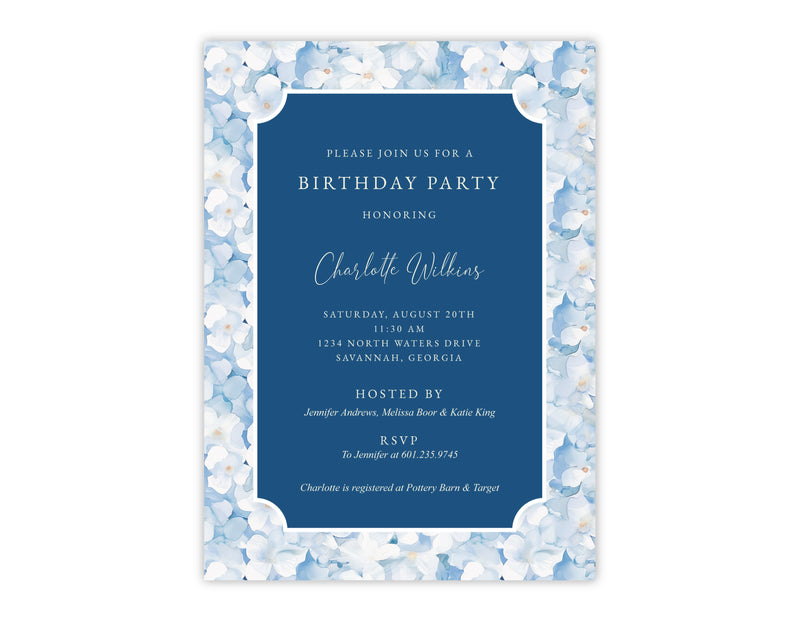 Portside Petals Invitation