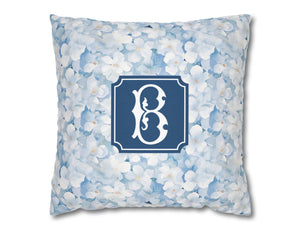 Portside Petals Personalized Pillow