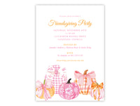 Preppy Pumpkin Patch Invitation