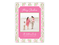 Holiday Card: Preppy Peppermints Pink
