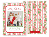 Holiday Card: Preppy Peppermints Red