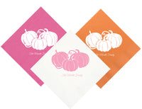 Preppy Pumpkin Patch Cocktail Napkins