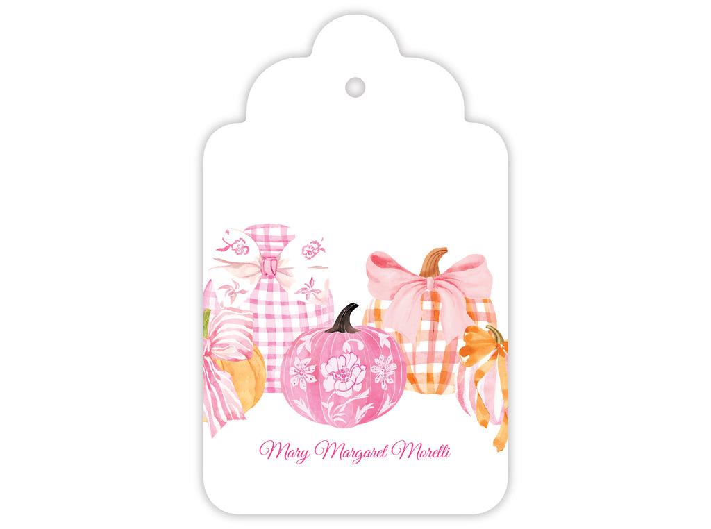 Preppy Pumpkin Patch Gift Tags, Set of 20