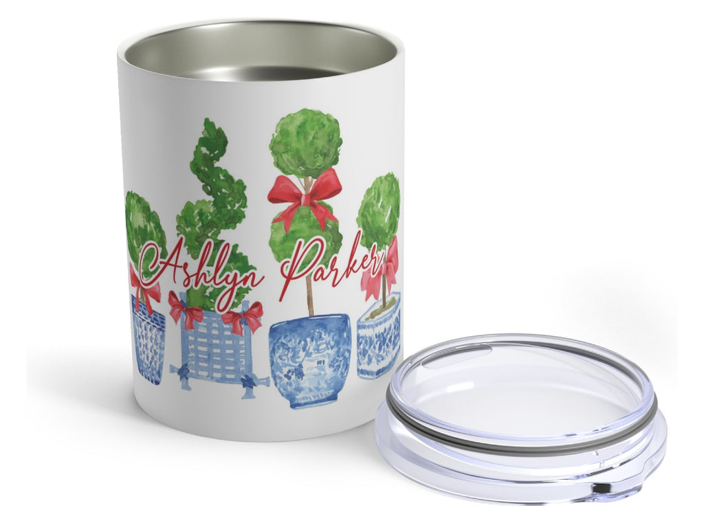 Red Topiary 10oz Tumbler