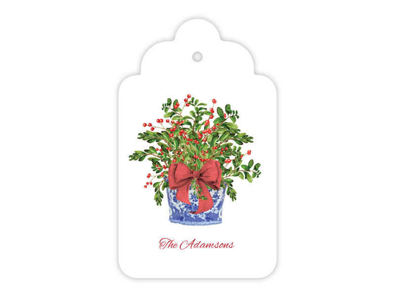 Red Winterberry Gift Tags, Set of 20