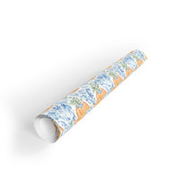 Damask Pumpkin Gift Wrap Roll