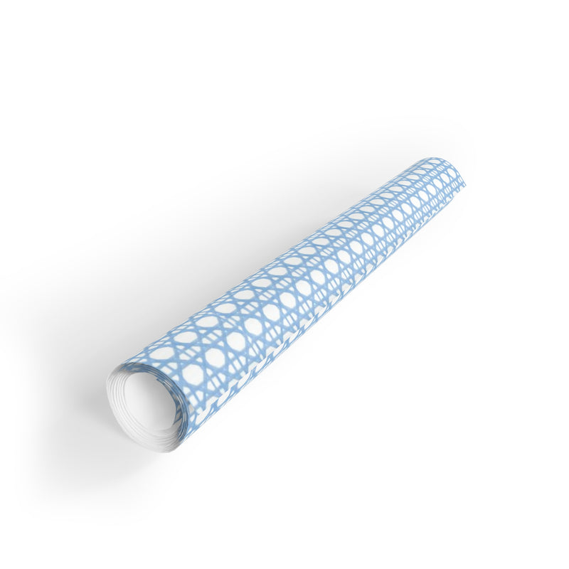 Cane Blue or Green Gift Wrap Roll