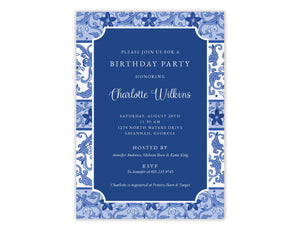 Royal Chinoiserie Invitation