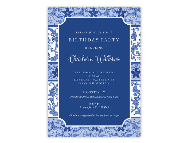 Royla Chinoiserie Invitation