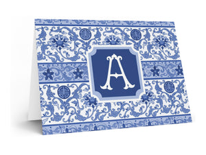 Royal Chinoiserie Fold-Over Stationery