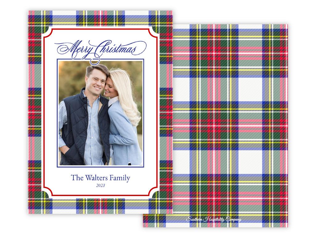 Tartan Royal Plaid Holiday Card