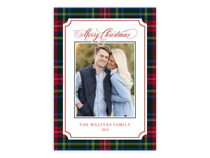 Russell Plaid Holiday Card