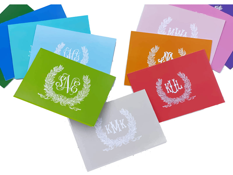 Savannah Wreath Fold-Over Stationery