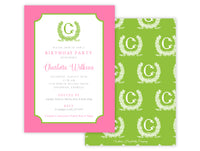 Savannah Wreath Invitation