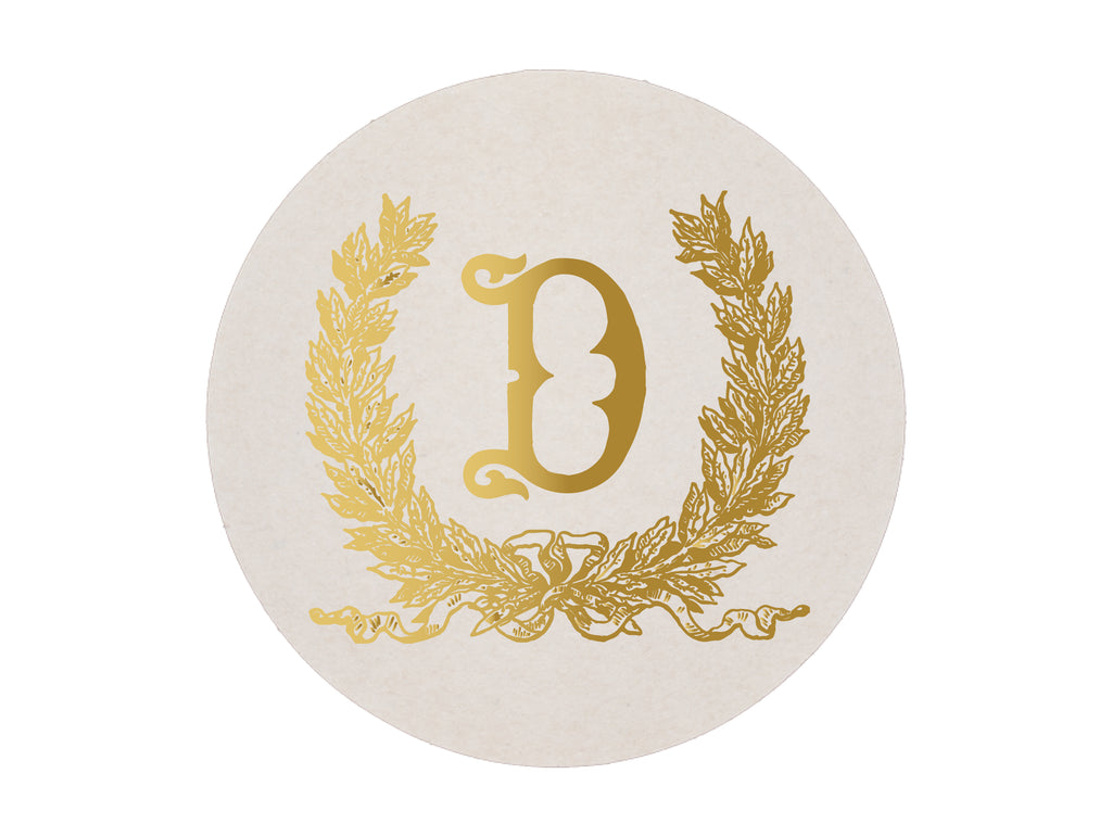 Savannah Wreath Foil Stamped Coasters