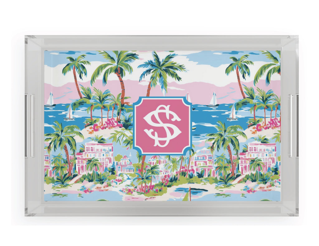 Seaside Social Acrylic Tray