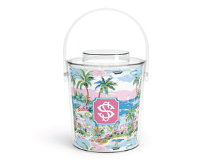 Seaside Social Acrylic Ice Bucket
