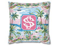 Seaside Social Personalized Pillow