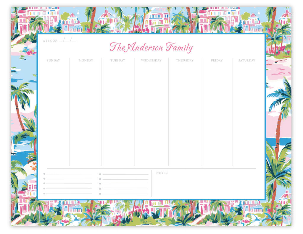 Seaside Social Weekly Planner