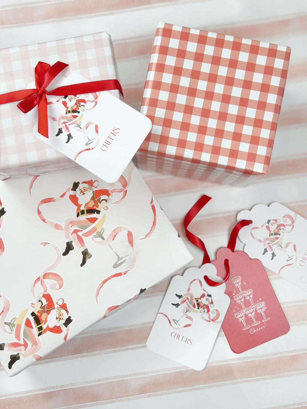 Sippin' Santa Gift Tags, Set of 20