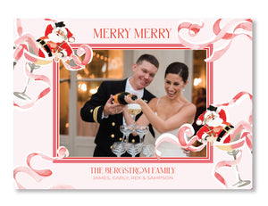 Sippin' Santa Holiday Card