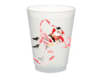 Sippin' Santa Frosted Cups, Set of 10