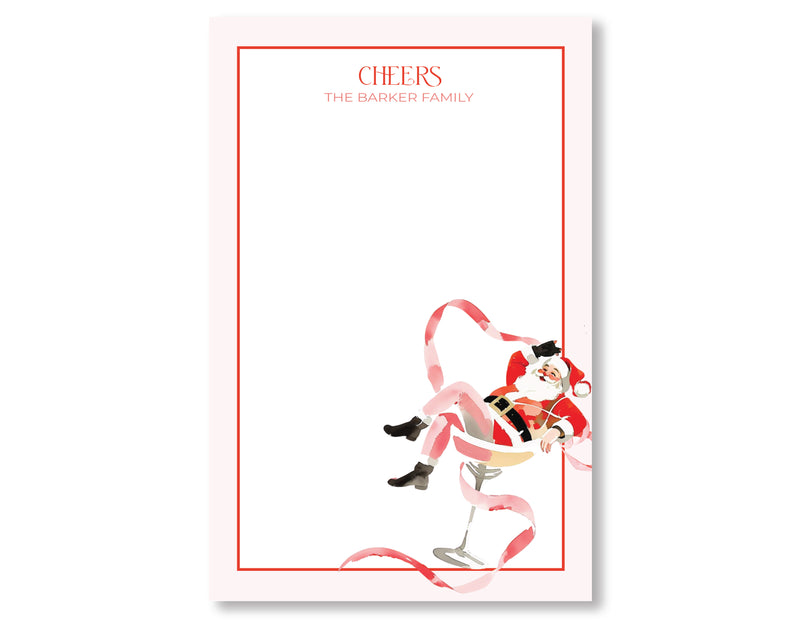 Sippin' Santa Notepad