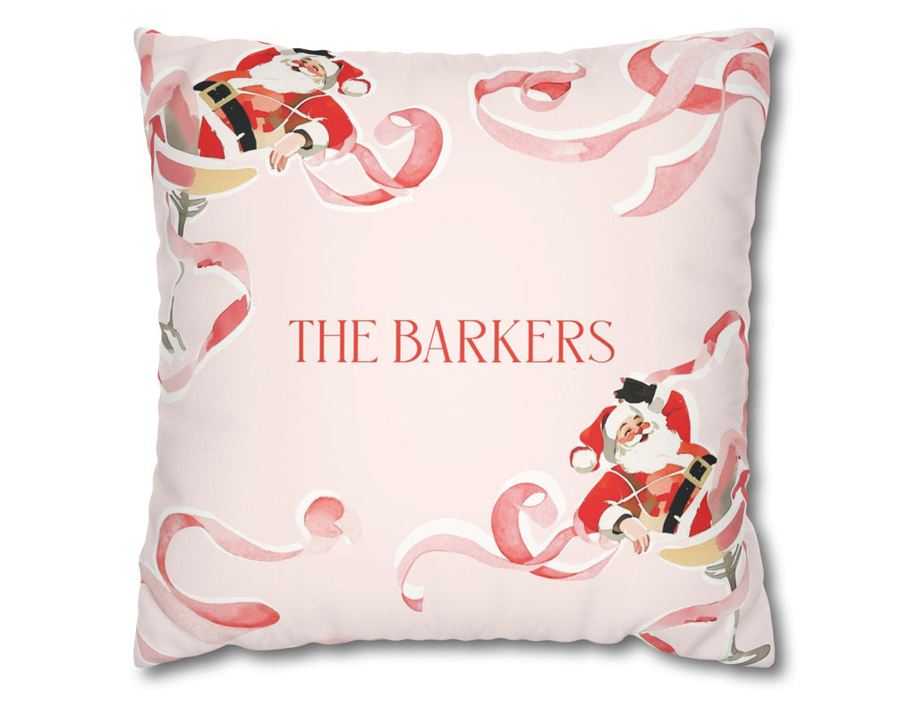 Sippin' Santa Personalized Pillow