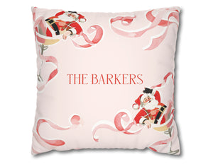 Sippin' Santa Personalized Pillow