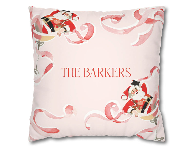 Sippin' Santa Personalized Pillow