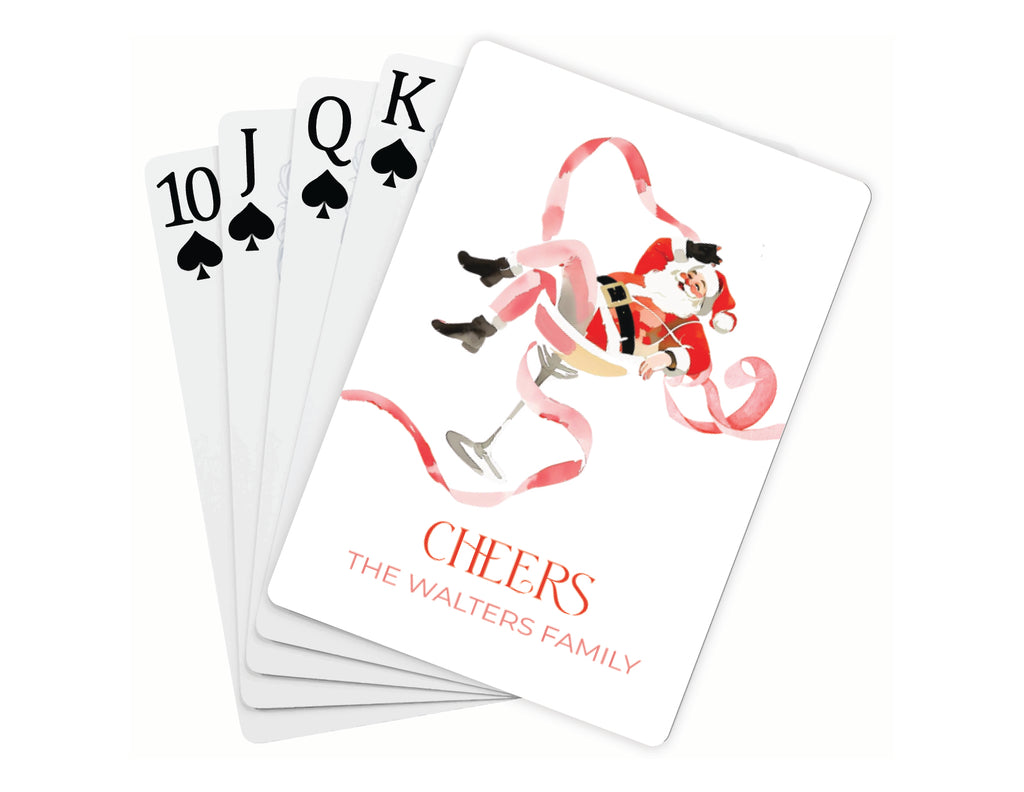 Sippin' Santa Playing Card Deck