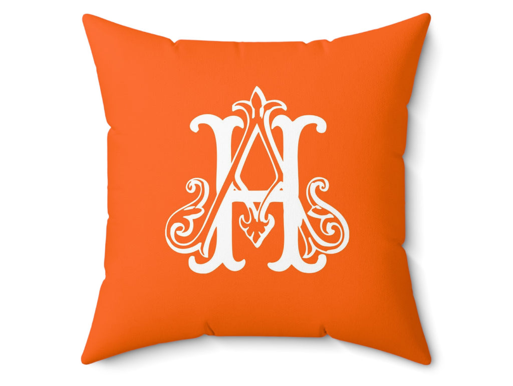 Orange Personalized Pillow