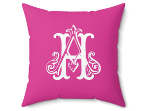 Pink Personalized Pillow