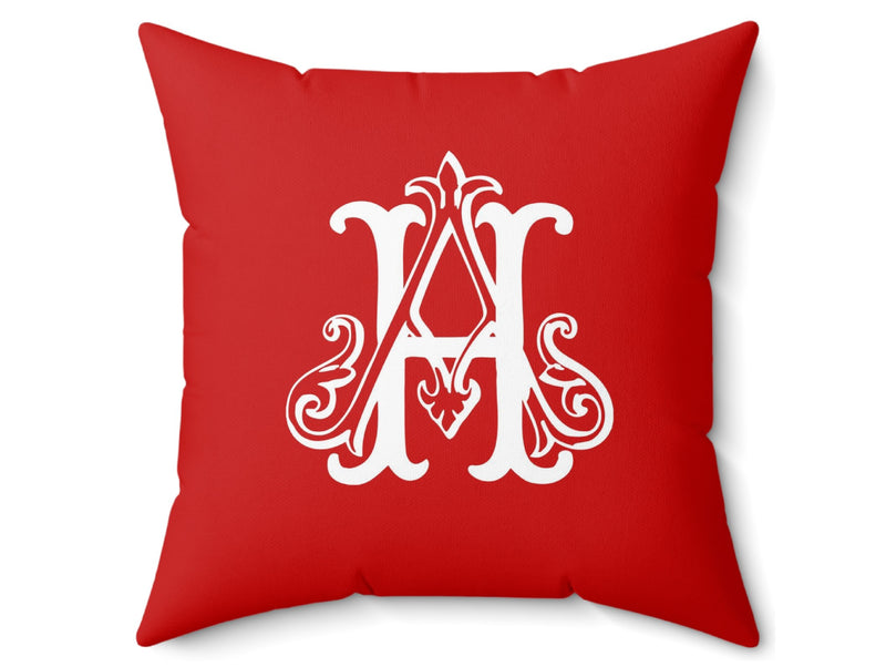 Red Personalized Pillow
