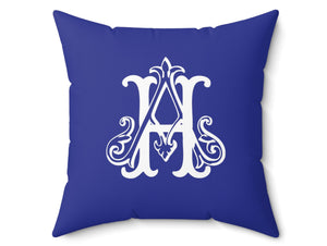 Royal Blue Personalized Pillow