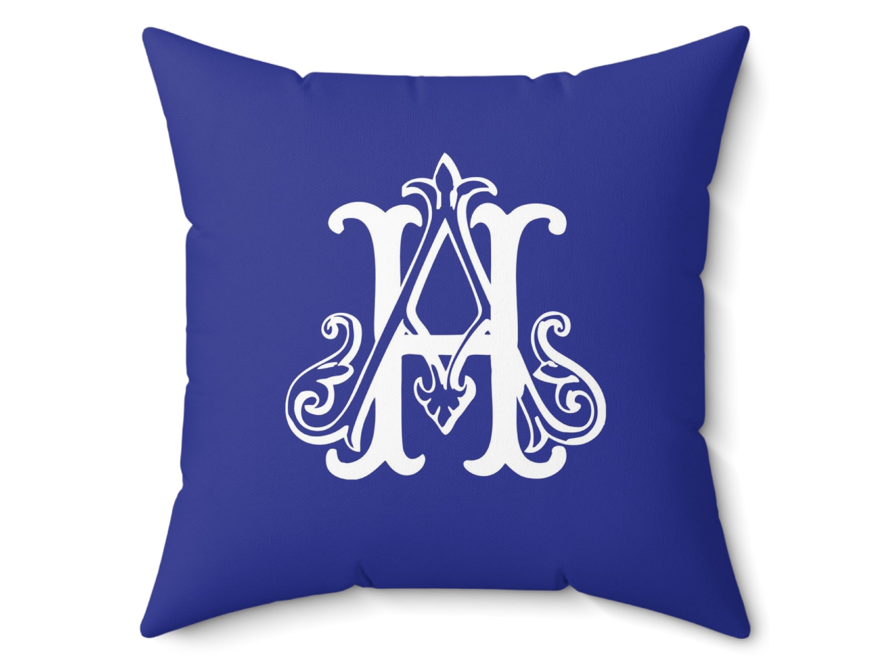 Royal Throw Customized Pillow Design Royal Blue Personalized