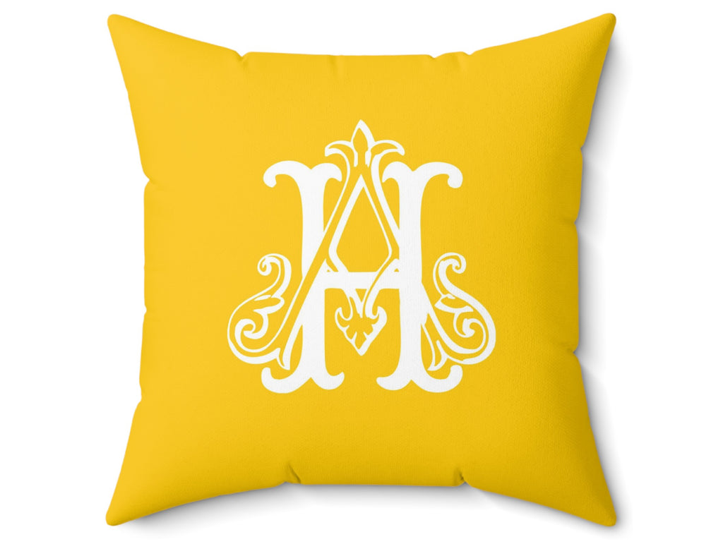 Yellow Personalized Pillow