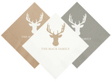 Stag Cocktail Napkins