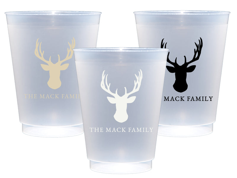 Stag Frosted Cups, 9oz-24oz