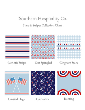 Stars & Stripes Collection Gift Tags, Set of 20